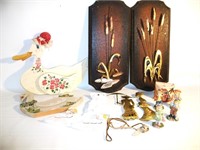Vintage Items,Wood Duck,Wood Wall Hangers