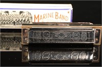 M. Hohner Marine Band Harmonica in Original Box