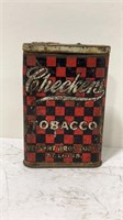 Vintage Checkers Tobacco tin
