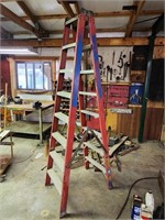 8' Fiberglass Double Sided Ladder
