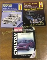 Automotive Repair manuals Dodge and Chevrolet .
