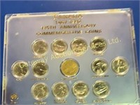 Collectable 125 anniversary commemorative coins,