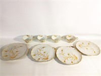 Lefton China Snack Plates w/Cups