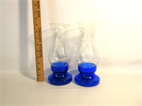 Colbalt Blue Candle Holders