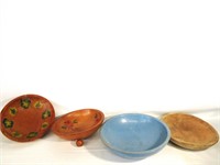 Vtg Wood Bowls,Some Painted