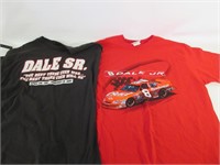 Dalle Earnhardt Jr And Senior T-Shirts Large
