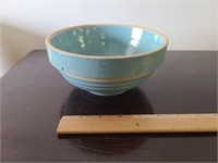 Vintage blue stoneware bowl