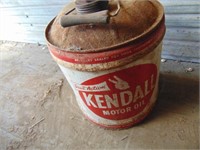 Kendall Motor Oil can, 5 gal