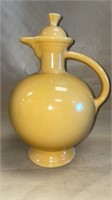 Vintage FIESTA Yellow Carafe Pitcher with Stopper