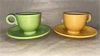 Vintage Fiesta Cup and Saucers