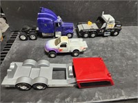 3 Toy Vehicles with attachments