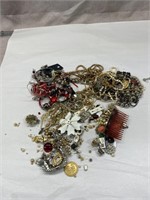 (2) Bags of misc. Costume & Other Jewelry