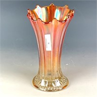 Northwood Marigold Thin Rib Vase
