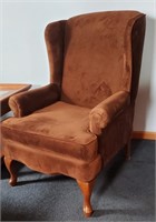 Wing Back Occasional Chair, Chocolate color