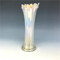 Northwood White Thin Rib Midsize Vase