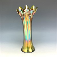 Northwood Green Thin Rib Midsize Vase