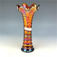Imperial Amber Ripple Vase