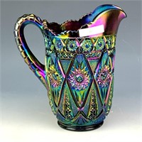 Imperial Purple Diamond Lace Water Pitcher