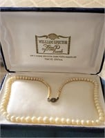 Cultured Pearl Necklace, 18", in original box