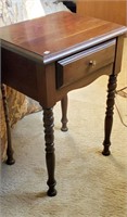 Side table with drawer, 25" X 18" X 14"