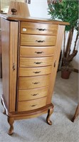Jewelry cabinet, 7 drawers