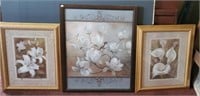 Frame floral prints (3)