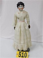 1875-1895 Dolly Madison 22" china head doll