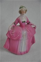 5" Madame Pompadour porcelain dresser doll, German