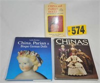 China & Parian doll books incl hardback