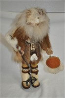 17" T handcrafted Alaskan Eskimo doll