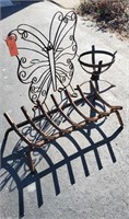 Fire grate, Butterfly plant holder