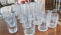 Drinkiing glasses, set of 6,  3 juices