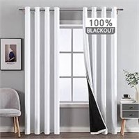 SET OF 2 (52 X 90 INCH) BLACKOUT CURTAINS FOR