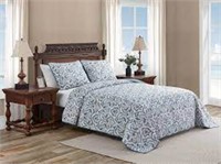 KING SIZE TOMMY BAHAMA HOME QUILT SET