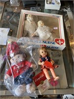 Doctor nurse campbells and Horsman 1968 dolls