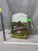 Stroh's Beer Advertisement, 14"x16"