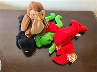 Lot of TY Beanie Babies