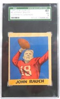 1949 Leaf Football #4 Johnny Rauch SGC 3