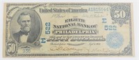 1904 $50 National Currency Third Charter