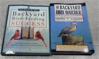 A3- (2) BIRD WATCHING & FEEDING BOOKS ILLUSTRATED