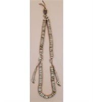 A Tibetan Bone Buddhist Mala Bead Necklace
