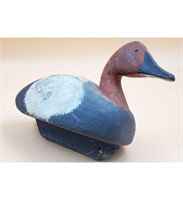 Vintage Working Duck Decoy Hand-Carved