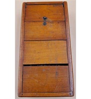 Rare Antique Unusual Button Box, 19th C