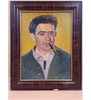 Framed Oil on Canvas Portrait