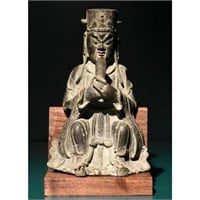 A Fine Seated Chinese Bronze Buddha Ming Dynasty