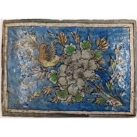 A Large Early Antique Persian Tile