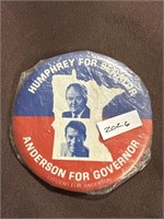 Humphrey for Senator Anderson for governor 3 1/2