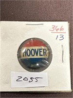 Small Herbert Hoover campaign button