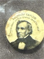Zachary Taylor, pepsin gum button