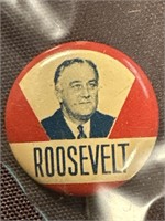 Roosevelt campaign button, small